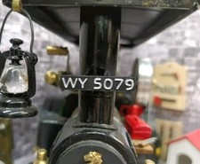 Chimney mounted number plate