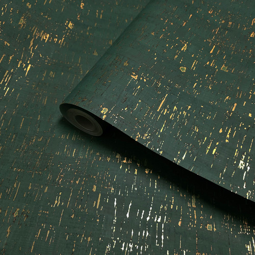 Real natural cork emerald