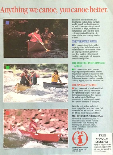 1986 mad river canoe - 1986,