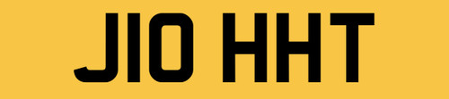 John number plate - john,