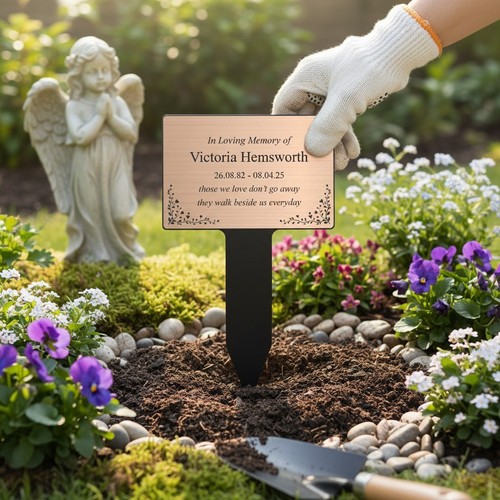 Personalised memorial stake - memorial,