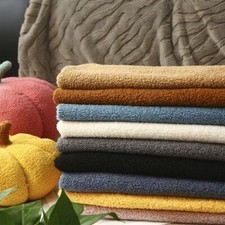Teddy Boucle Fabric Upholstery Material Lamb Wool Look Fluffy Soft Meter Price
