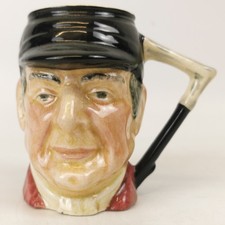 Vintage Lancaster Sandland Victorian Character Toby Jug England Black Cap