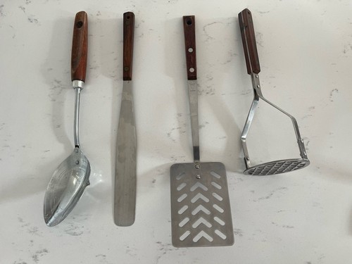 Vintage wooden handle - 4,