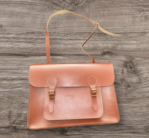 Vintage equestrian satchel
