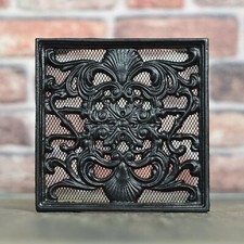 Large 9" x 9" Cast Iron Ornate