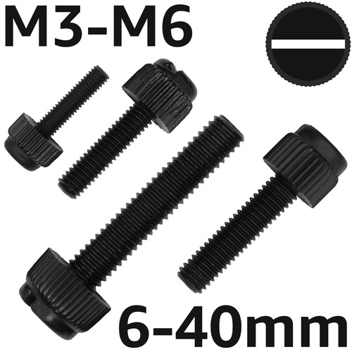Black nylon pa66 - nylon, slotted