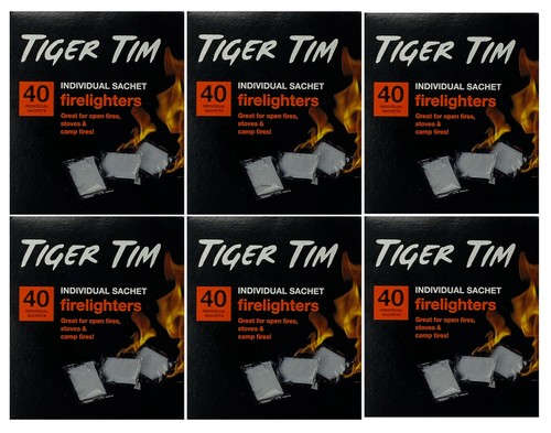 Tiger firelighters sachets eco - tiger,