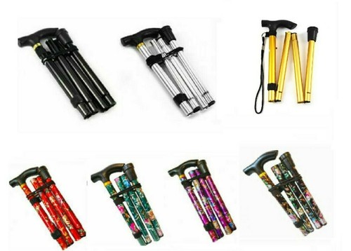 Easy adjustable folding - adjustable, cane