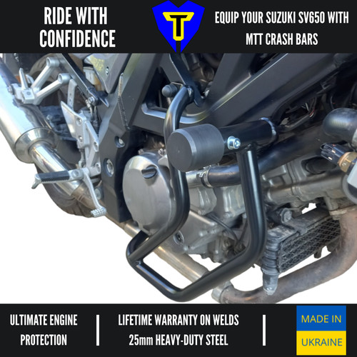 Engine guard crash - engine, suzuki
