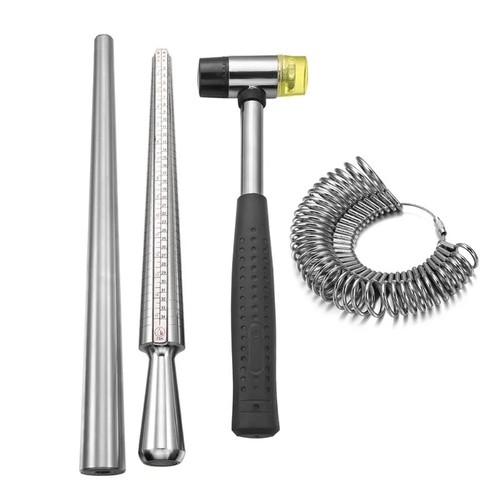 Metal ring sizer gauge set - metal,