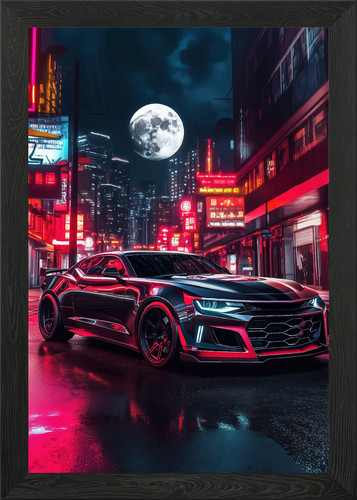 Black camaro neon - camaro, in