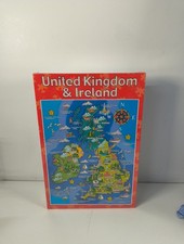 350L piece jigsaw by The Works "Map of United Kingdom & Ireland"