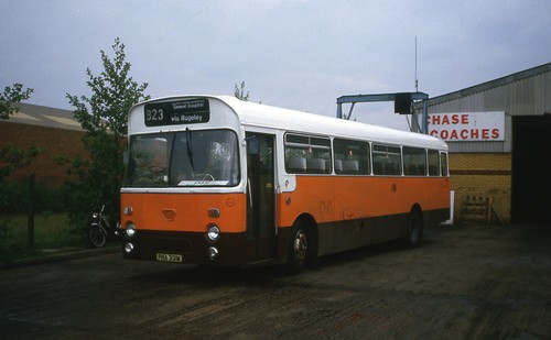 35mm bus slide chase coaches - bus,