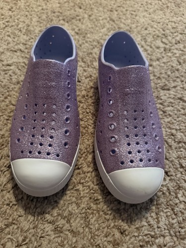 Native purple glitter size - native,