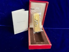 Cartier Lighter Vintage Gold Oval New Sealed Old Stock Condition Full Set Box