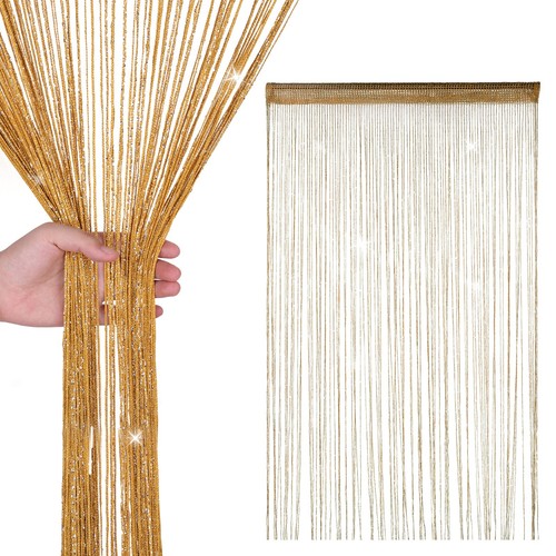 String curtain panels door fly - curtain,