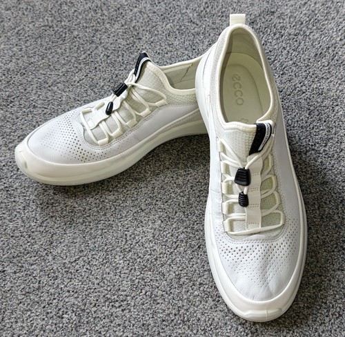 Ecco soft white leather - ecco, 5