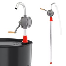 55 Gallon Aluminum Drum Rotary Hand Barrel Pump for Diesel Gasoline Oil Transfer