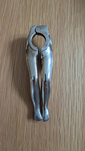 Vintage brass nutcracker - nutcracker, in