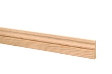 Solid oak skirting - ogee, style