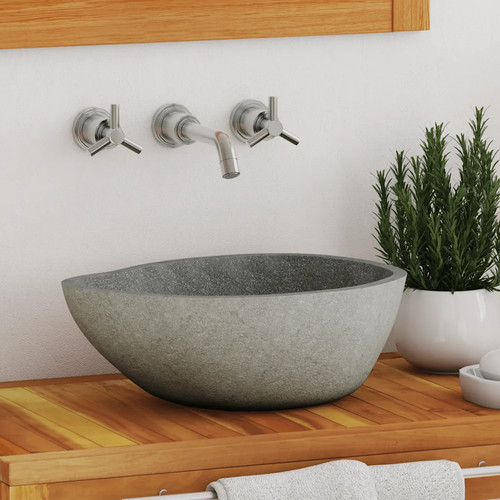 Walplus river stone basin - stone,