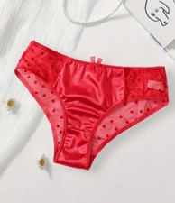 Women's RED elegant soft silky