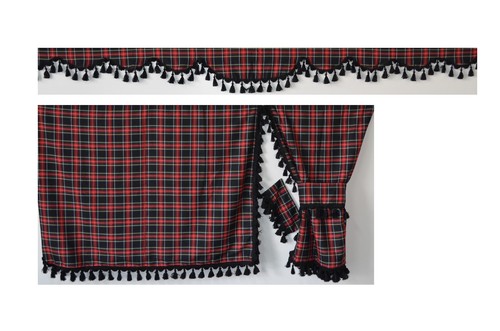 Tartan truck side curtains - side,