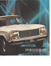 Peugeot 304 brochure 1975
