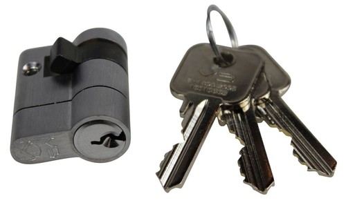 Garage door lock cylinder - lock, 40mm