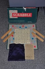 Vintage Scrabble Board Game by Spears Games - 100% Complete