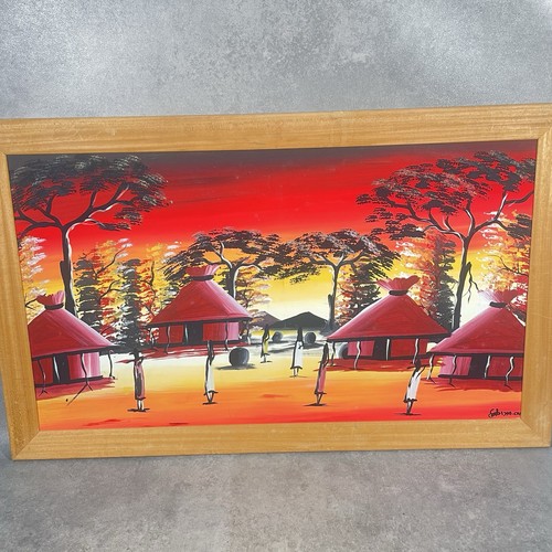 Large canvas painting african - large,