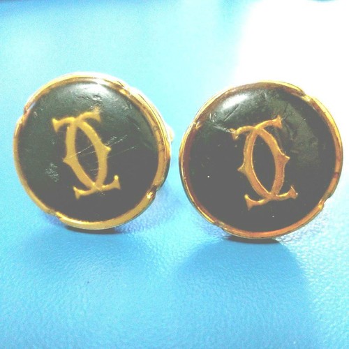 Cartier cufflinks black - cartier,