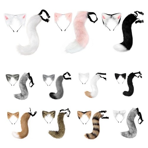Faux fur fox wolf - faux,