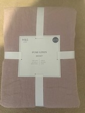 M&S 100% pure linen bedding