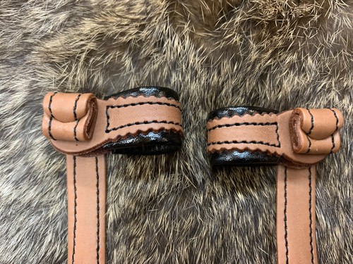 Rolled edge falcon anklets - falcon,