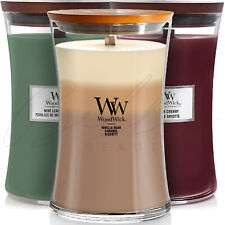 WOODWICK Large Hourglass Long Lasting  Home Fragrance Scented Candle *CHOOSE*