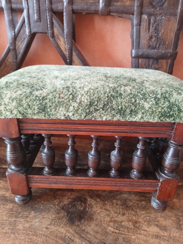Antique footstool piano stool - footstool/piano,
