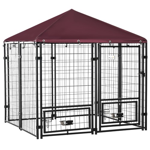 Pawhut dog kennel - dog, with