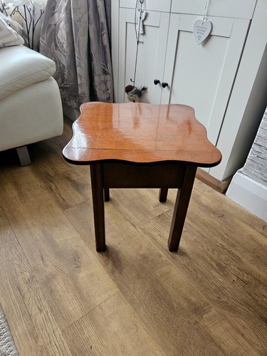 Antique vintage sewing box oak - vintage,