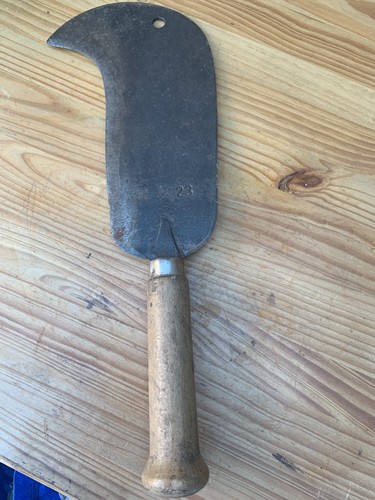 Vintage turned wood handle - vintage,