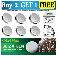Seizaiken By Seiko Buy 2 Get 1 FREE OFFER 364 371 377 379 394 395 399 Batteries