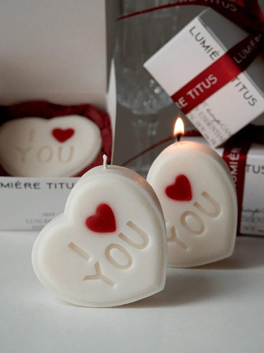 Heart shape silicone candle - shape,