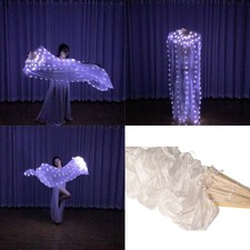 LED Belly Dance Silk Fan Hand
