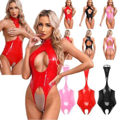 Women leather wet look - women's,