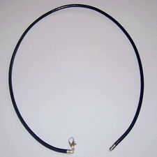 BLACK 3MM REAL LEATHER   NECKLACE CORD STRING WITH LOBSTER CLASP 12- 30 INCHES