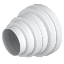 Duct Multi Reducer Extractor Fan Pipe Connector 80mm 100mm 120mm 125mm 150mm 160
