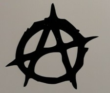 Anarchy punk 4.5 inch  Car