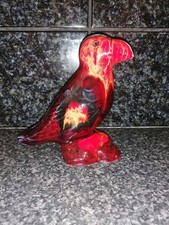 Anita Harris Puffin Limited edition 17/30 Living glaze larva design