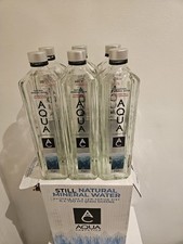 6x Empty Clear Bottles Heavy, 750ml, Screw Cap,Wine Making, Decorative,Lighting